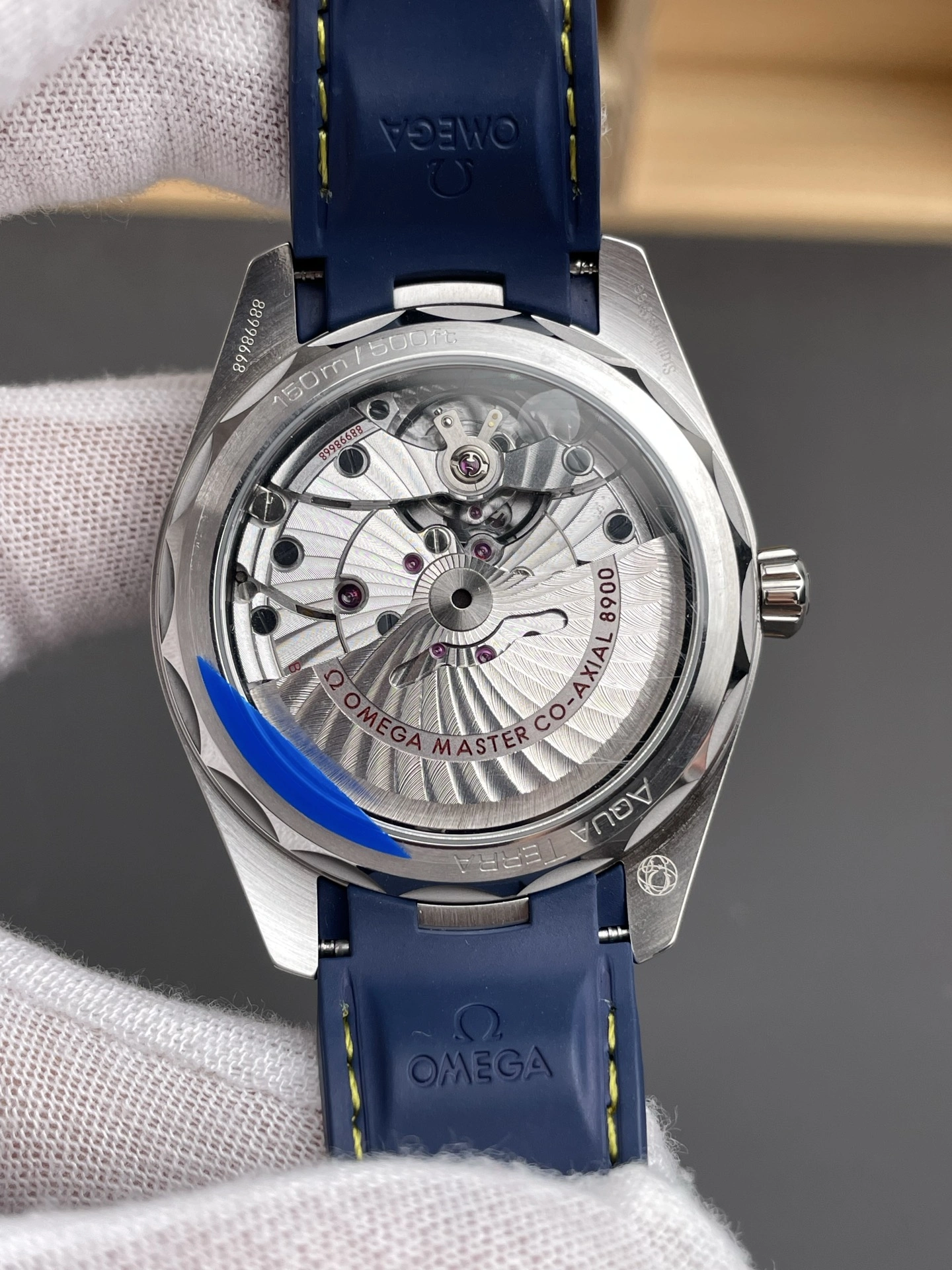 CBD Factory Omega Seamaster Aqua Terra 150M 41mm Blue Dial Yellow Accents (220.12.41.21.03.009) 1:1 Super Clone – DD8900 Movement BestValue 263